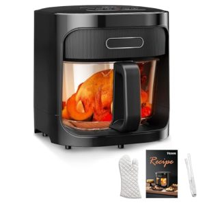 1200W Multiple Air Fryer with Viewing Glass Pot