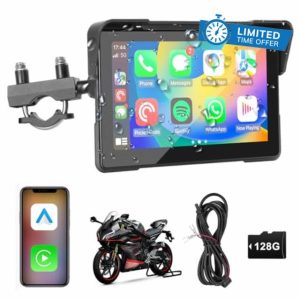 7 Inch Wireless Motorcycle Carplay