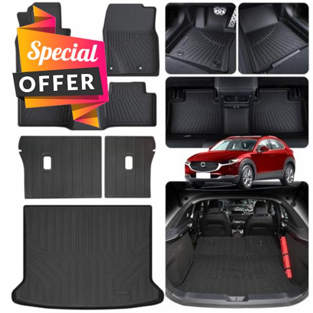 Floor Liners & Cargo Liners & Backrest Mat for 2020-2025 Mazda CX-30 CX30