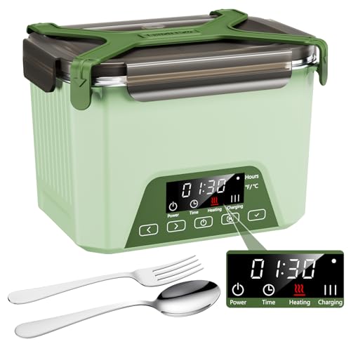 1.2L Self Heating Lunch Box Battery Powered with Automatic Heating