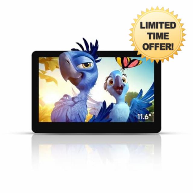 11.6 inch 4K Android Portable Car TV Headrest Monitor Tablet for Cars Back seat with Touch Screen