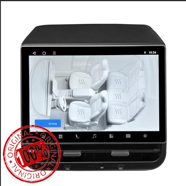 4G 8.66 inch Rear Display Screen for Tesla Model 3 2019-2023&Model Y 2019-2024 Android 13 4G+64G Rear Entertainment Display
