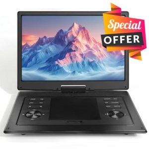 17.9” Portable DVD Player with 15.6” Large HD Screen