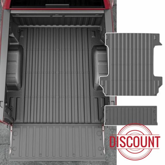powoq 5.82FT Bed Mat Compatible with 2019-2024 2025 Chevy Silverado Tailgate Liner Bed Liner TPE Truck Bed Mat Replacement for 2019-2025 Chevy Silverado Accessories