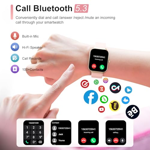 2025 1.96" HD Fitness Watch with 113+ Sports