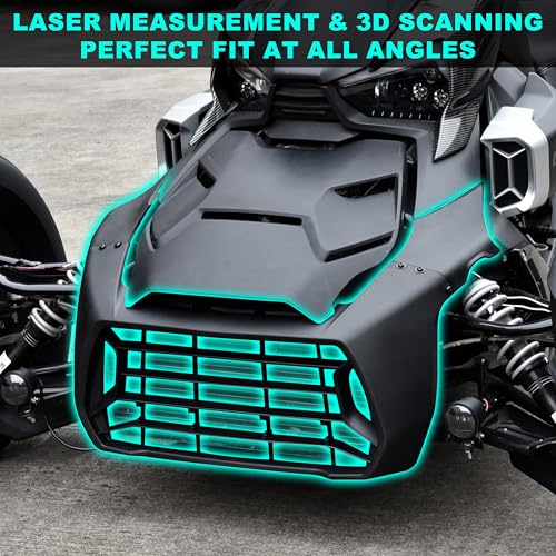 Black Combination Front Fascia Kit for Can Am Ryker 600 900 Sport & Ryker Rally Edition All Models Accessories