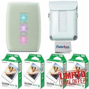 Fujifilm Instax Mini Link 3 Printer Bundle Instax Mini Film (40 Sheets)