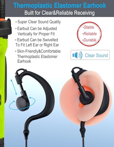 G Shape Headset with PTT Microphone