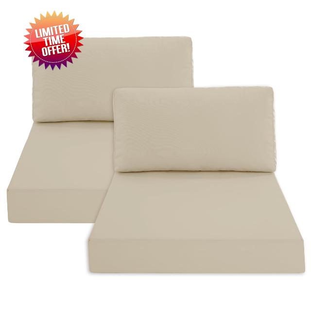 Patio Furniture Cushions Replacement Set of 2