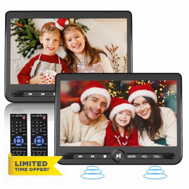 10.5" Dual Portable DVD Player