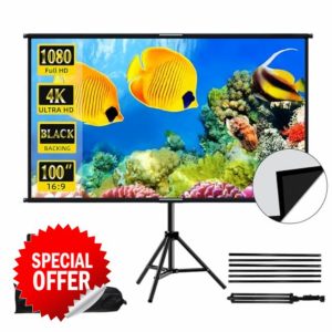 Projector Screen Tripod Stand 100 inch