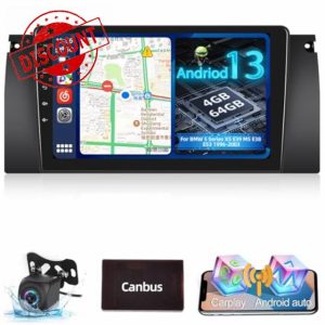 [4+64G] Upgrade Stereo for BMW 5 Series X5 E39 M5 E38 E53 1996-2003