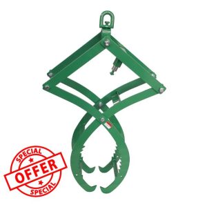 Green Auto-Grip/Release Heavy-Duty Log & Rock Tongs
