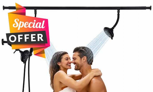 Dual Shower Head for Couples