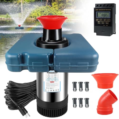 1HP 15000 GPH Stainless Steel Floating Aerator