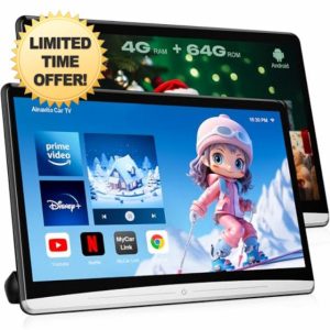 13.3 ‘’ 4K Car TVS for Back seat 2 Set