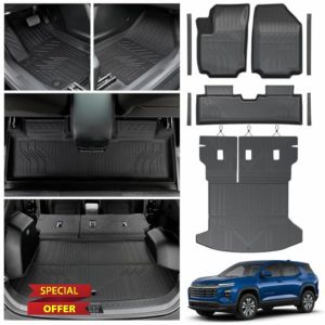 Floor Mats & Cargo Liners & Backrest Mat for 2025 Chevy Equinox Fuel (Non EV)