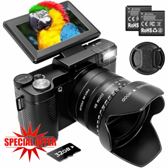 5K Digital Camera Autofocus for Photography