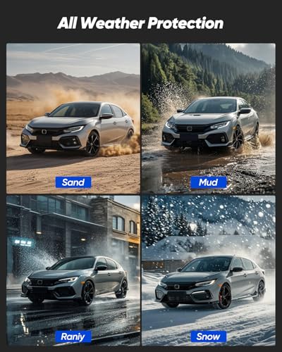 All Weather 6 Pcs TPE Cargo Liners for Civic Hatchback 2022-2025 Trunk Mat Accessories