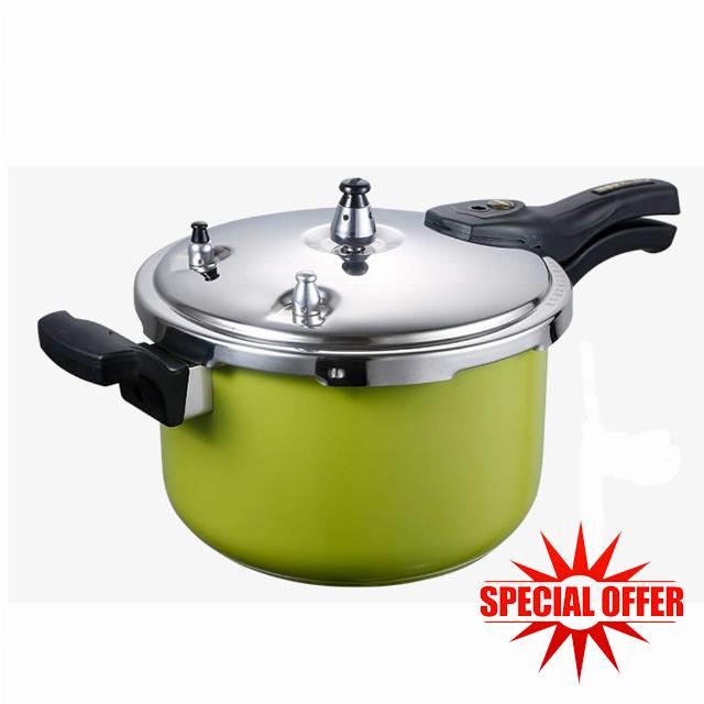304 Stainless Steel Pressure Cooker Household Gas Induction Cooker Universal Explosion-Proof Pressure Cooker 3-5-8-9(8L)