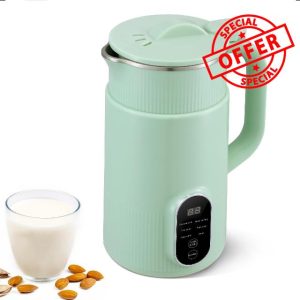 Soya Milk Maker With Delay Start/Heat/Self-Cleaning/Heat Oven Function Milk Maker For Homemade Milk