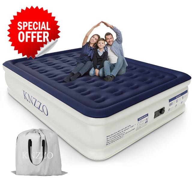 Air Mattress Queen with Built-in Pump
