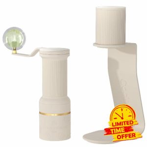 Cocinare x Chanoir Limited Edition Paris Art Electric Coffee Grinder Bundle with Stand