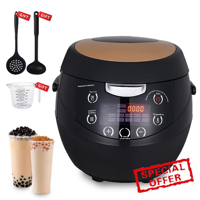Automatic Commercial Boba Cooker 6L - Boba Maker Smart Boba Machine for Tapioca Pearls
