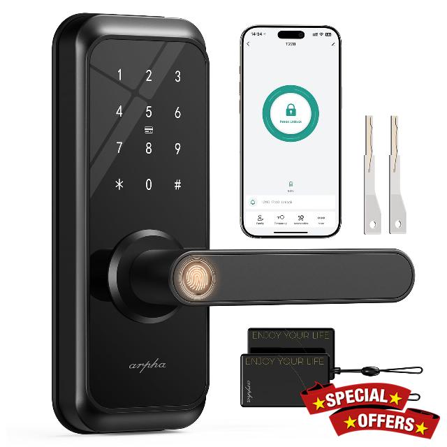Keyless Entry Door Lock wih Handle Set