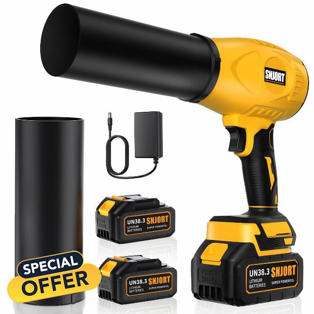 Leaf Blower Cordless with Battery and Charger