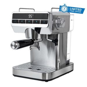 Espresso Machine with Temperature Display