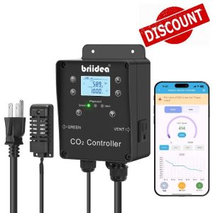 Briidea Wi-Fi CO2 Controller for Grow Tent
