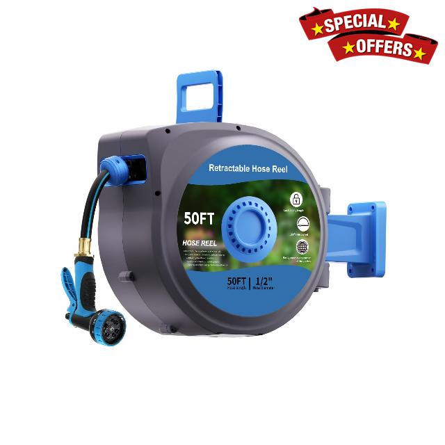 Retractable Garden Hose Reel