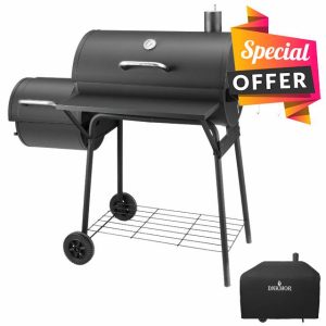Charcoal Grill with Offset Smoker