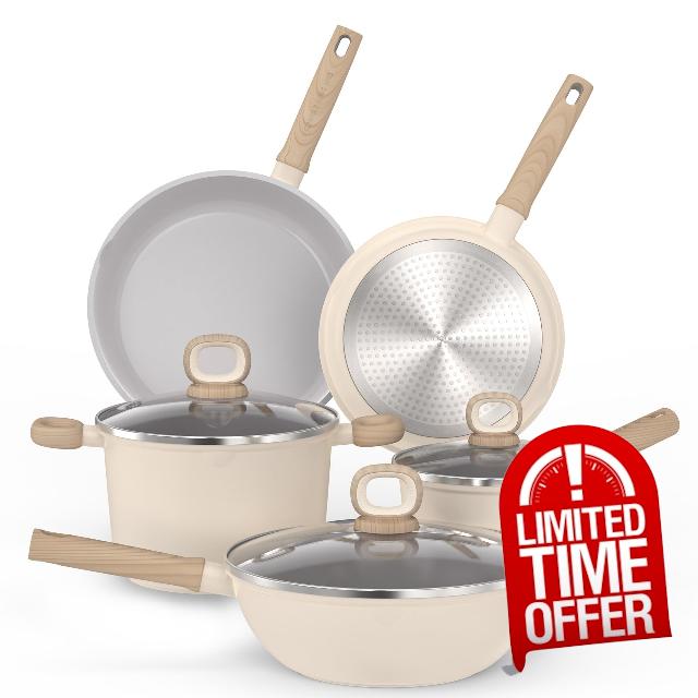 COOKER KING Ceramic Cookware Set
