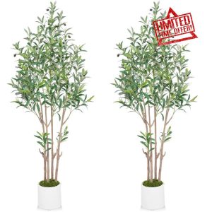 2 Artificial Olive Trees
