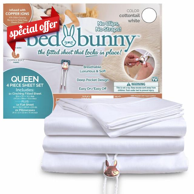 Locking Fitted Bed Sheet Set