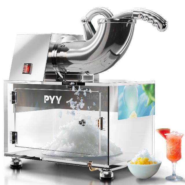 PYY Snow Cone Machine - Commercial Ice Crusher Shaver