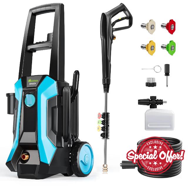 GREENER Electric Pressure Washer 3500 PSI