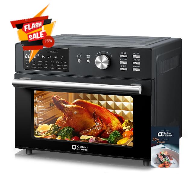 Kitchen in the box 32QT Extra Large Air Fryer Toaster Oven Combo