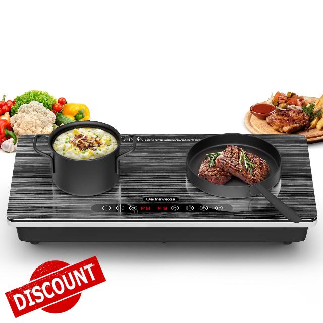Double Induction Cooktop Burner