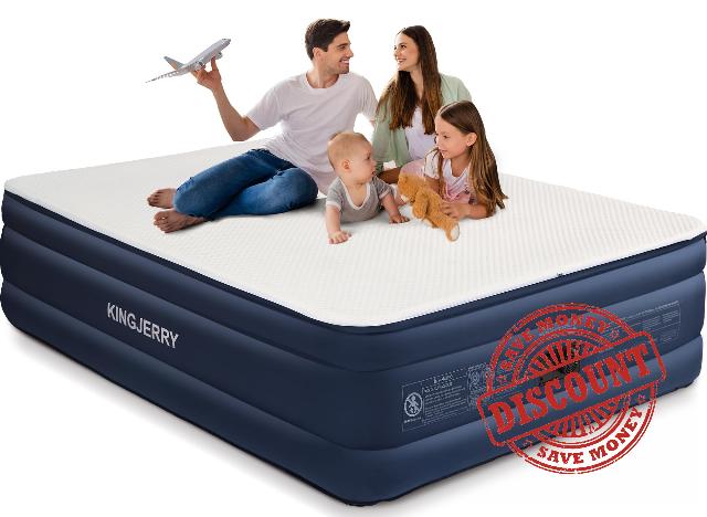 Queen Air Mattress with Built-in Pump