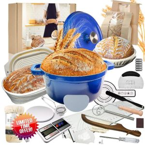 4 Color Complete sourdough bread makin Starter Kit