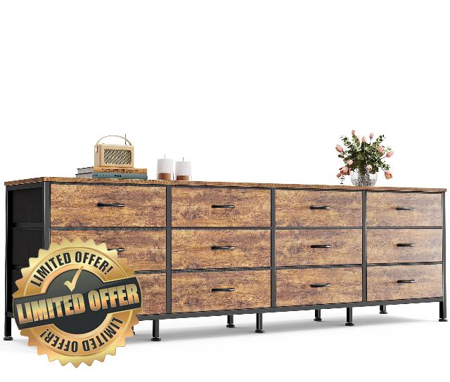 Huuger 70 Inch Dresser for Bedroom