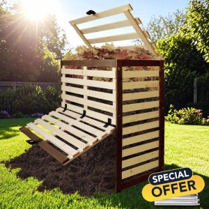 Wood Composter Bin
