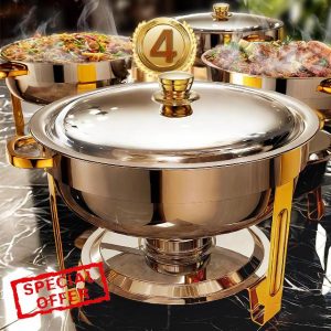 Chafing Dishes for Buffet 4 Pack