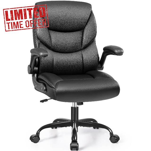 FelixKing Leather Office Chair - Small PU Ergonomic Desk Chair