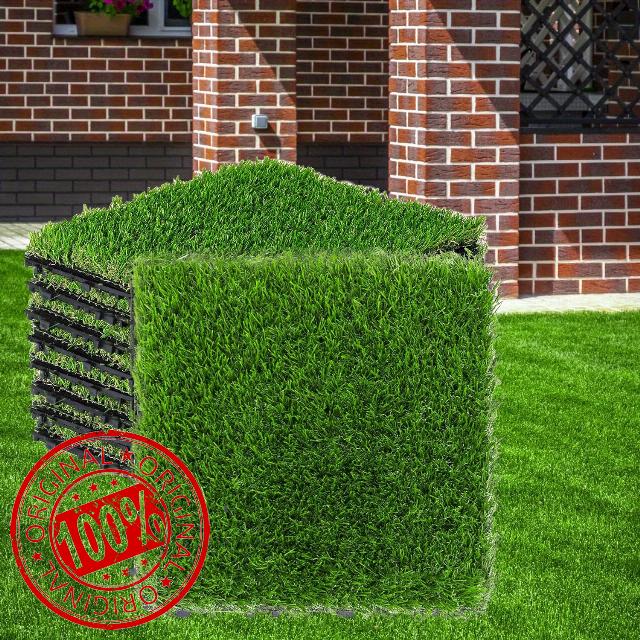 30Pcs Interlocking Grass Tiles
