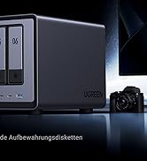 UGREEN NASync DXP6800 Pro 6-Bay Desktop NAS, Intel i5 1235u 10-Core CPU, 8GB DDR5 RAM, 128G SSD, ...