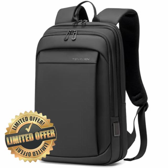 12L-22L Business Backpack Smart Backpack Water-Resistant fit 15.6 Inch Travel Durable Laptop Backpack with USB Charging Port (Expandable)